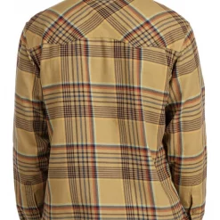 Fishing Shirt Simms Santee Flannel Camel & Navy & Clay Neo Plaid -Shooting Sales Shop fishing shirt simms santee flannel camel navy clay neo plaid.3