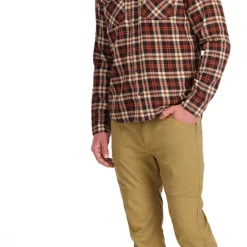 Fishing Shirt Simms Santee Flannel Maghoany & Tan Camp Plaid 10 Fishing Shirt Simms Santee Flannel Maghoany & Tan Camp Plaid -Shooting Sales Shop fishing shirt simms santee flannel maghoany tan camp plaid.2
