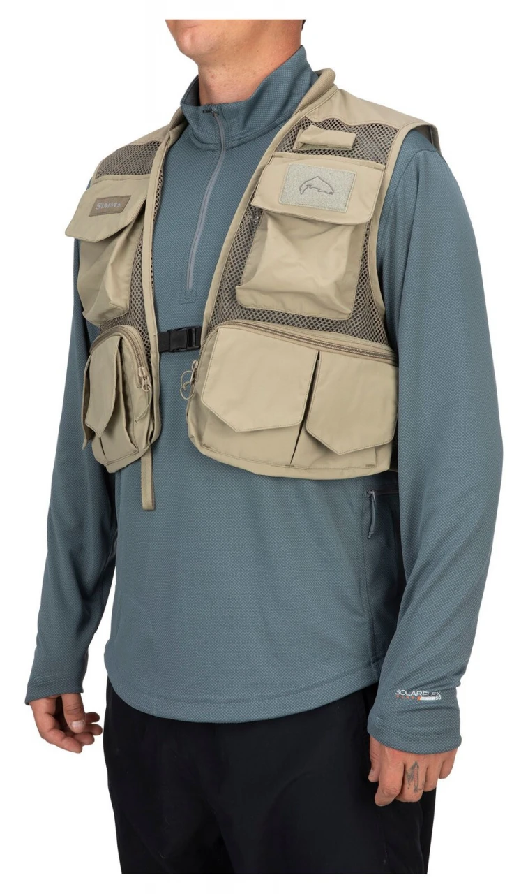 Fishing Vest Simms Tributary Tan 7 Fishing Vest Simms Tributary Tan - Image 5