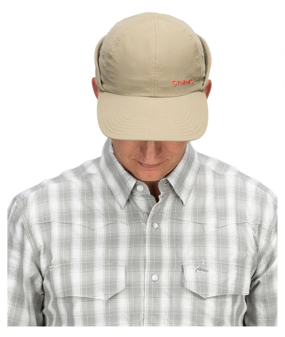 Fly Fishing Cap Simms Gallatin Sunshield Tan 6 Fly Fishing Cap Simms Gallatin Sunshield Tan - Image 4