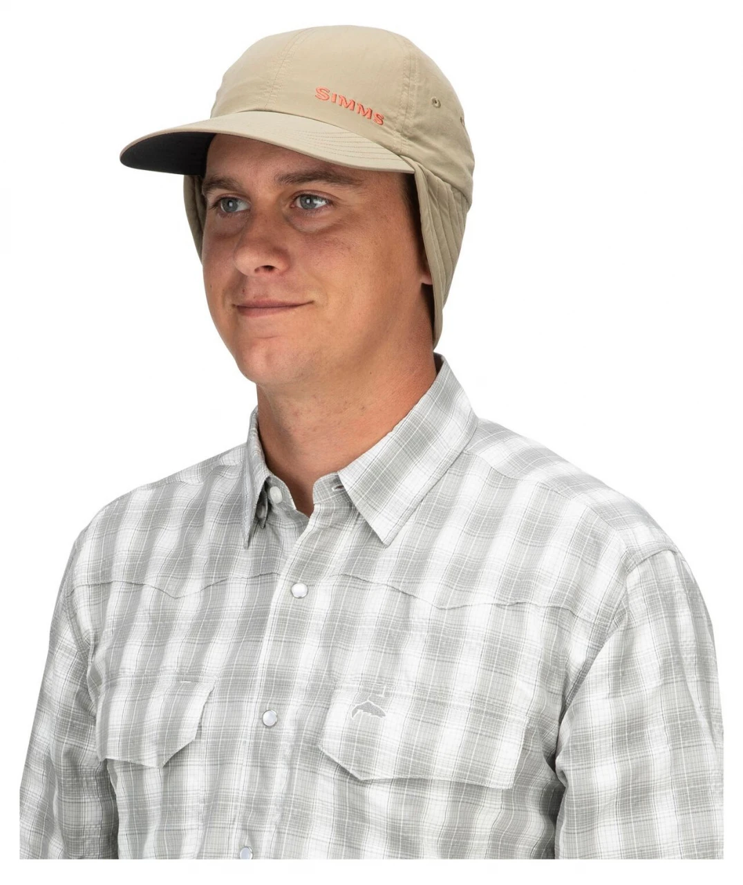 Fly Fishing Cap Simms Gallatin Sunshield Tan 9 Fly Fishing Cap Simms Gallatin Sunshield Tan - Image 7
