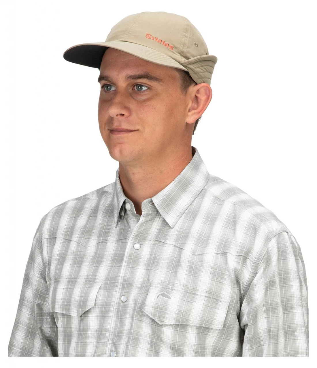 Fly Fishing Cap Simms Gallatin Sunshield Tan 10 Fly Fishing Cap Simms Gallatin Sunshield Tan - Image 8