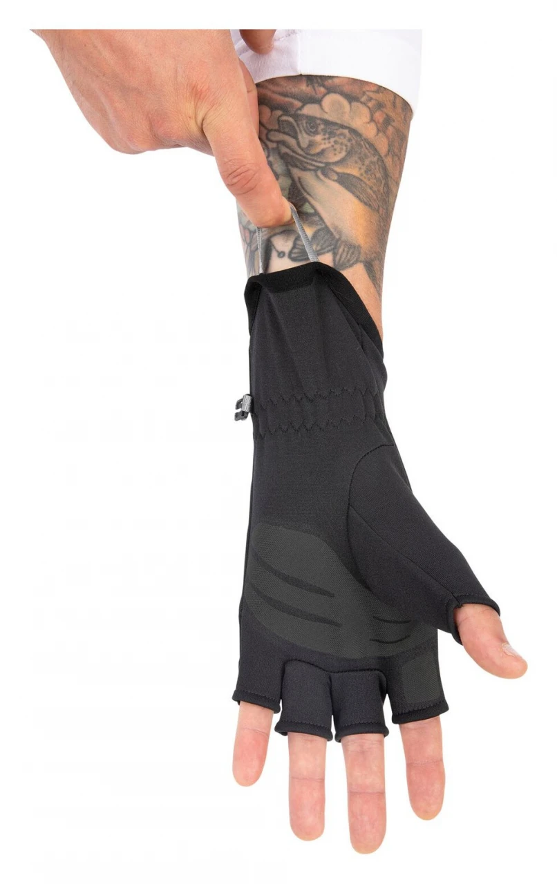 Fly Fishing Gloves Simms Freestone Half Finger Black 4 Fly Fishing Gloves Simms Freestone Half Finger Black - Image 2