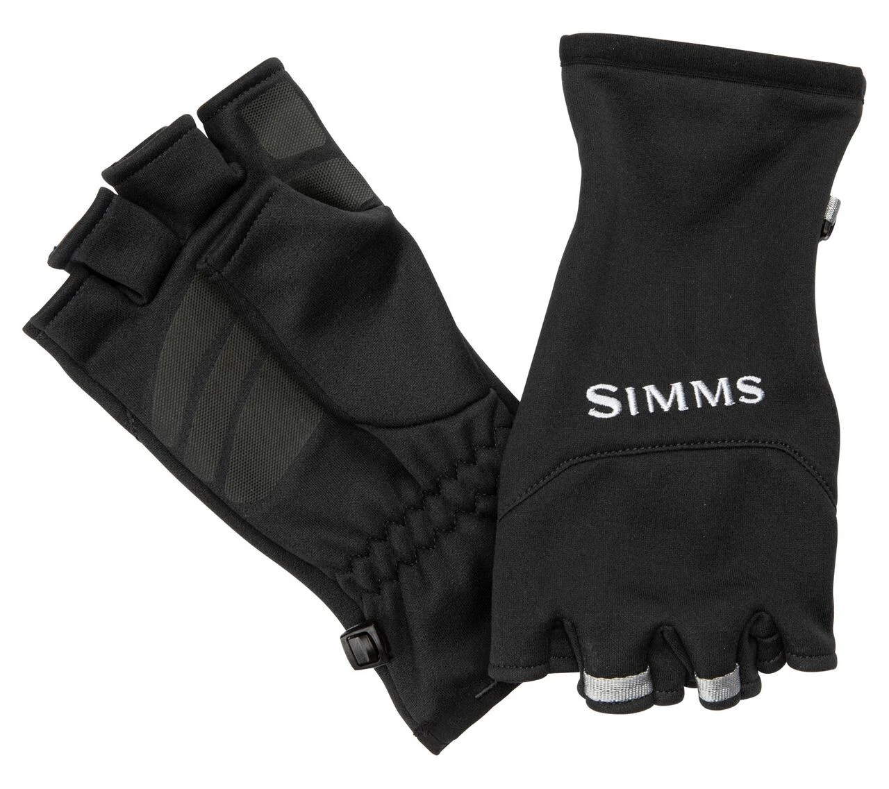 Fly Fishing Gloves Simms Freestone Half Finger Black 3 Fly Fishing Gloves Simms Freestone Half Finger Black