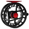 LEICHI Fly Fishing Fly Reel Leichi Superlight FMC Black & Red
