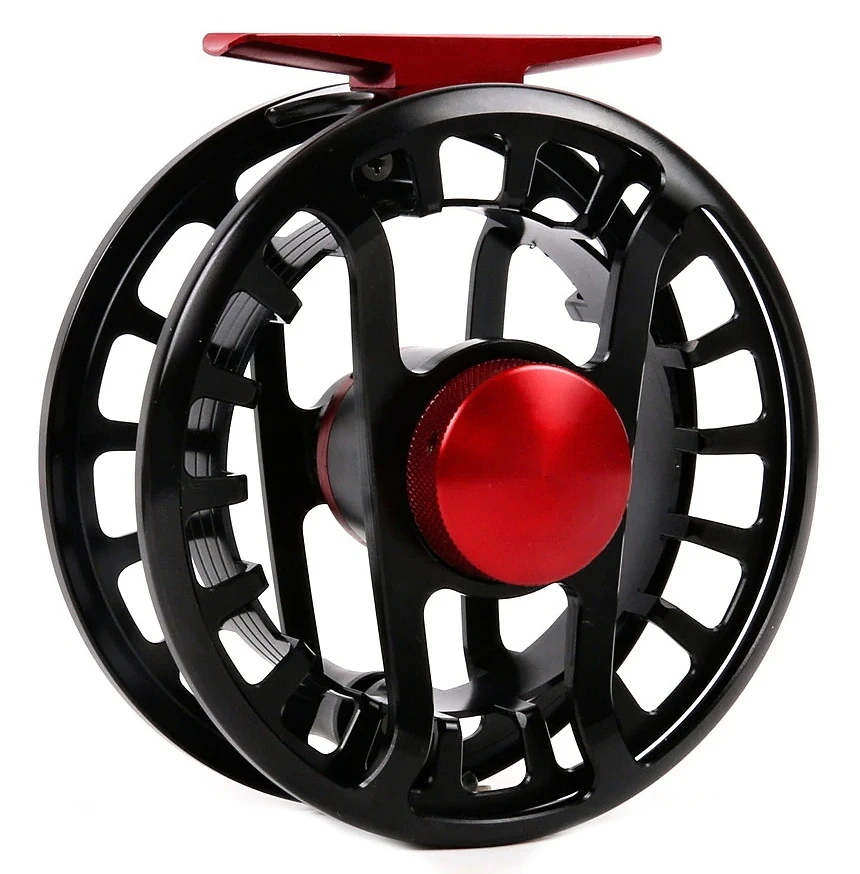 LEICHI Fly Fishing Fly Reel Leichi Superlight FMC Black & Red 4 LEICHI Fly Fishing Fly Reel Leichi Superlight FMC Black & Red - Image 2