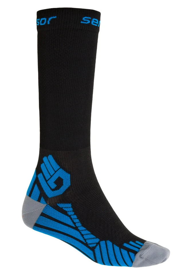 Functional Socks Sensor Compress Black/Blue 3 Functional Socks Sensor Compress Black/Blue