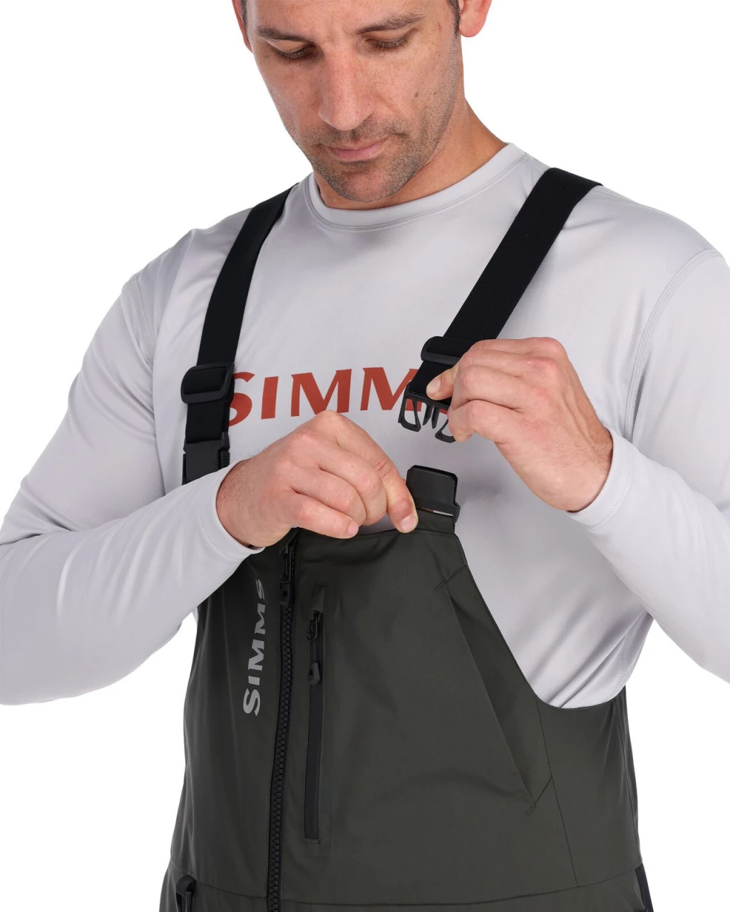 Guide Insulated Bib Simms Carbon 5 Guide Insulated Bib Simms Carbon - Image 3