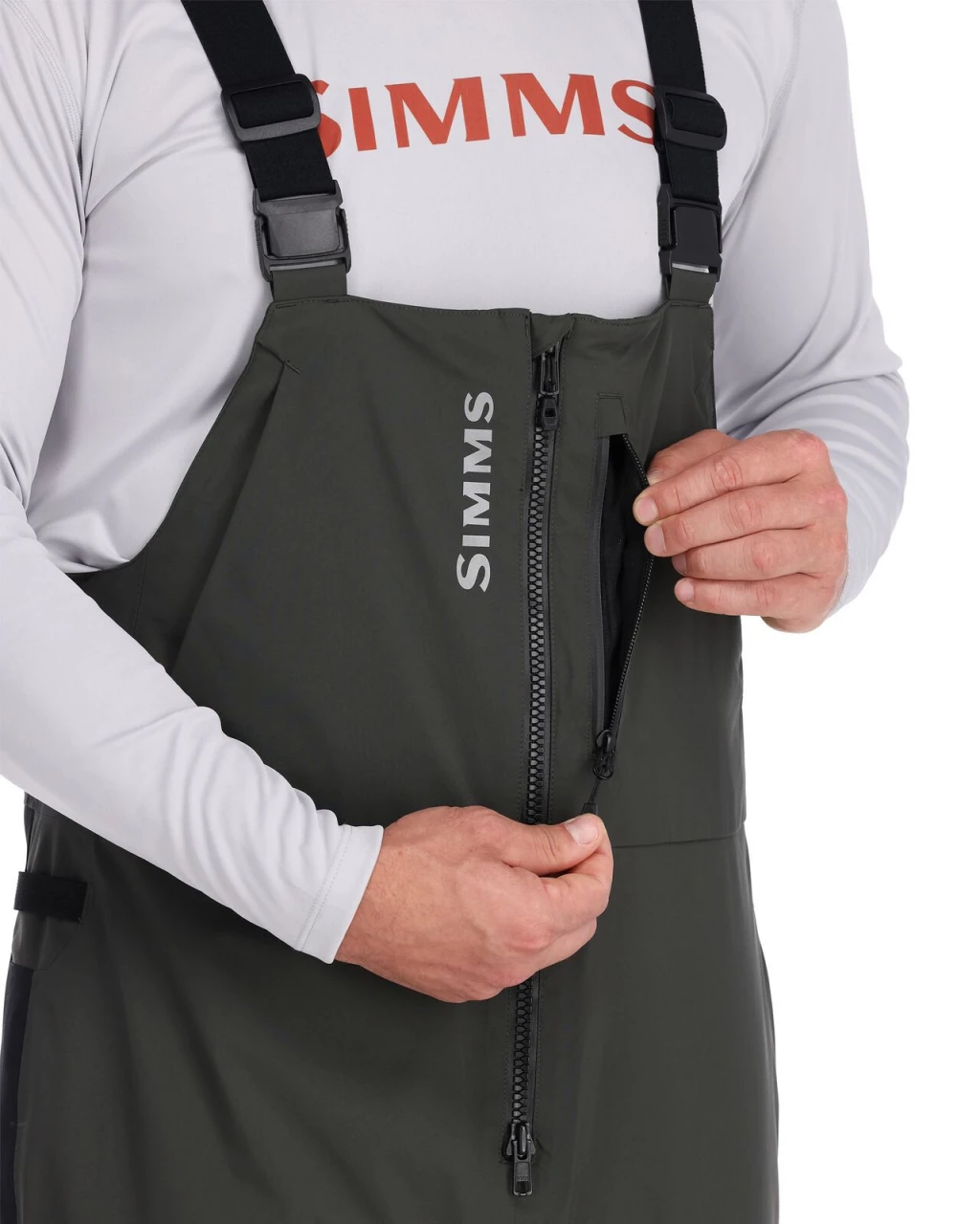 Guide Insulated Bib Simms Carbon 6 Guide Insulated Bib Simms Carbon - Image 4