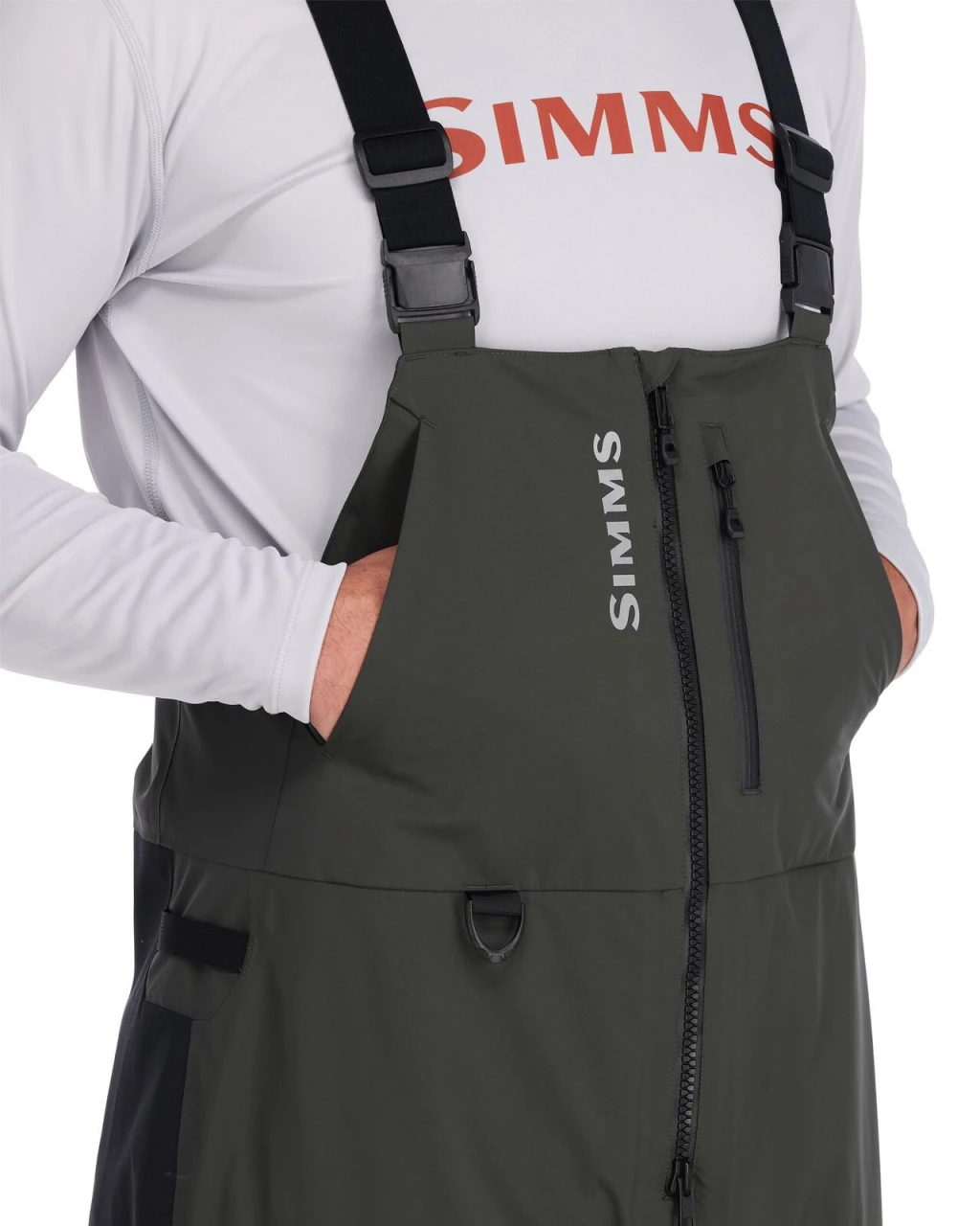 Guide Insulated Bib Simms Carbon 7 Guide Insulated Bib Simms Carbon - Image 5