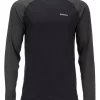 Lightweight Baselayer Top Simms Black -Shooting Sales Shop lightweight baselayer top simms black s