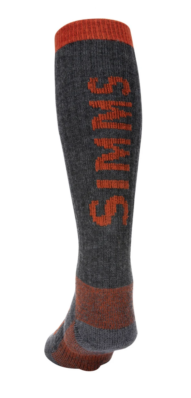 Merino Midweight OTC Sock Simms Carbon 4 Merino Midweight OTC Sock Simms Carbon - Image 2