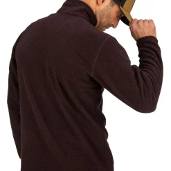 Rivershed Quarter Zip Simms Mahogany -Shooting Sales Shop rivershed quarter zip simms mahogany.2