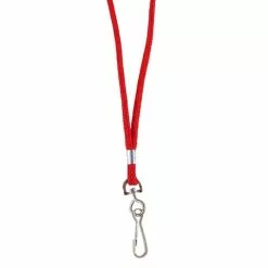 Sporting Saint Red Fixed Neck Lanyard
