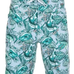 Seamount Board Short Simms Slamdown Steel Blue