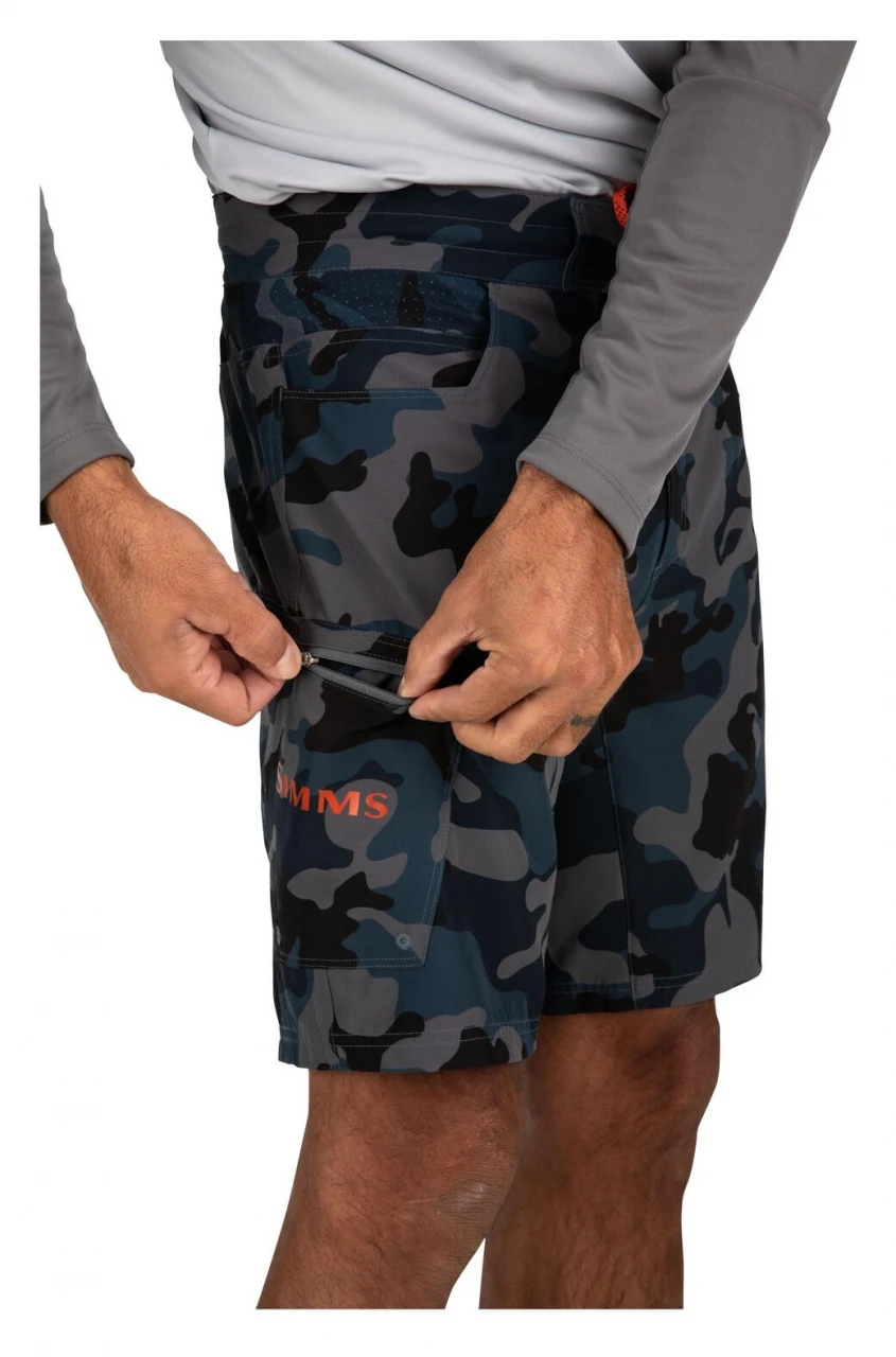 Seamount Board Short Simms Woodland Camo Storm 4 Seamount Board Short Simms Woodland Camo Storm - Image 2