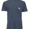 T-Shirt Simms Two Tone Pocket Navy Heather