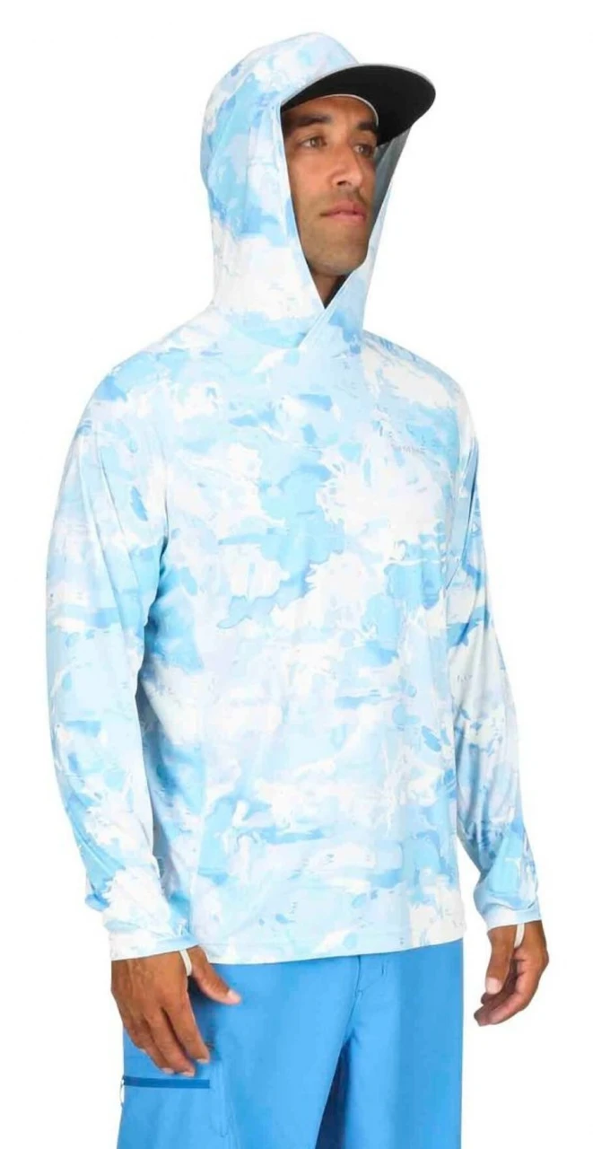 SolarFlex Hoody Simms Cloud Camo Grey 7 SolarFlex Hoody Simms Cloud Camo Grey - Image 5