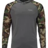 SolarFlex Hoody Simms Woodland Camo & Carbon Heather -Shooting Sales Shop solarflex hoody simms woodland camo carbon heather