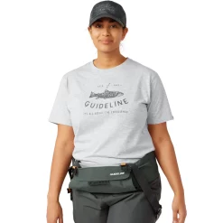 T-shirt Guideline The Trout ECO Tee Grey Melange