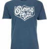T-Shirt Simms Fish It Well Badge Sailor Blue Heather