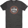 T-Shirt Simms Fish It Well Charcoal Heather -Shooting Sales Shop t shirt simms fish it well charcoal heather s
