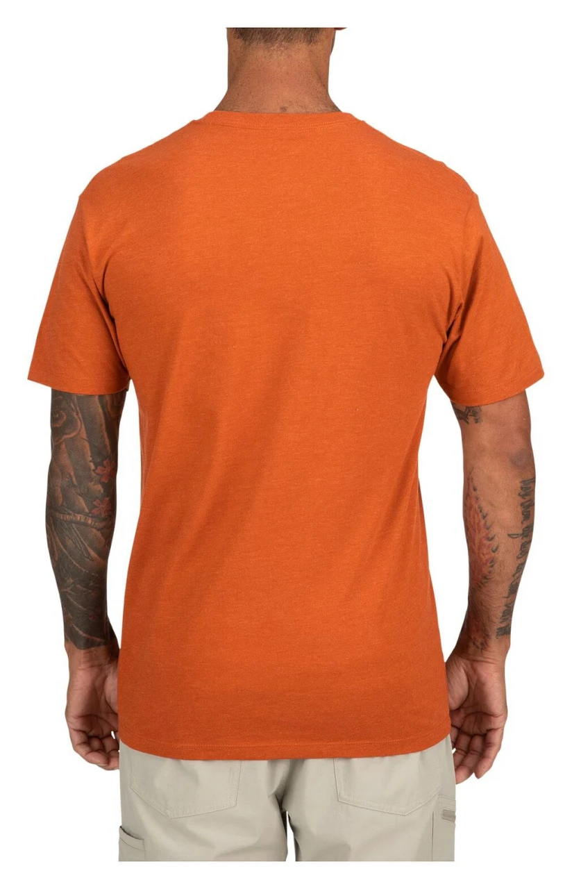 T-Shirt Simms Logo Adobe Heather 4 T-Shirt Simms Logo Adobe Heather - Image 2