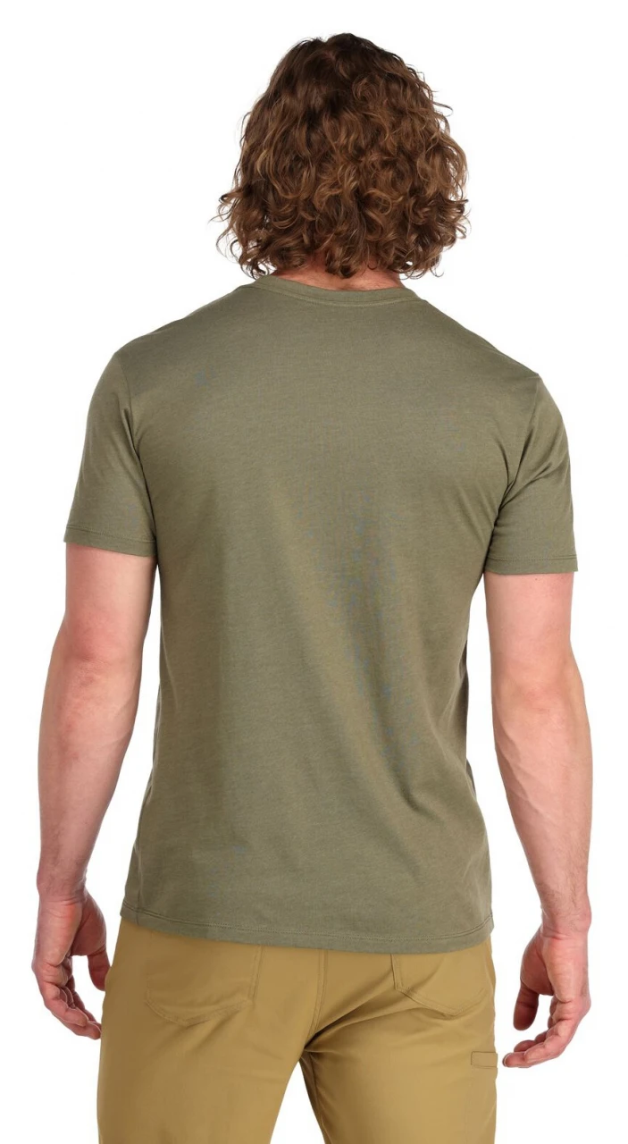 T-Shirt Simms Logo Frame Military Heather 5 T-Shirt Simms Logo Frame Military Heather - Image 3