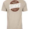 T-Shirt Simms Quality Built Pocket Khaki Heather