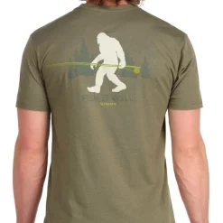 T-Shirt Simms Sasquatch Military Heather -Shooting Sales Shop t shirt simms sasquatch military heather.3
