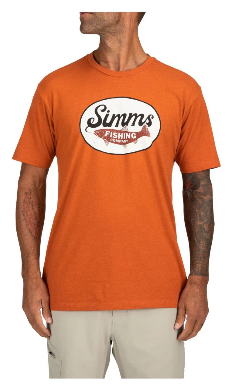 T-Shirt Simms Trout Wander Adobe Heather 4 T-Shirt Simms Trout Wander Adobe Heather - Image 2