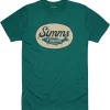 T-Shirt Simms Trout Wander Dark Teal Heather