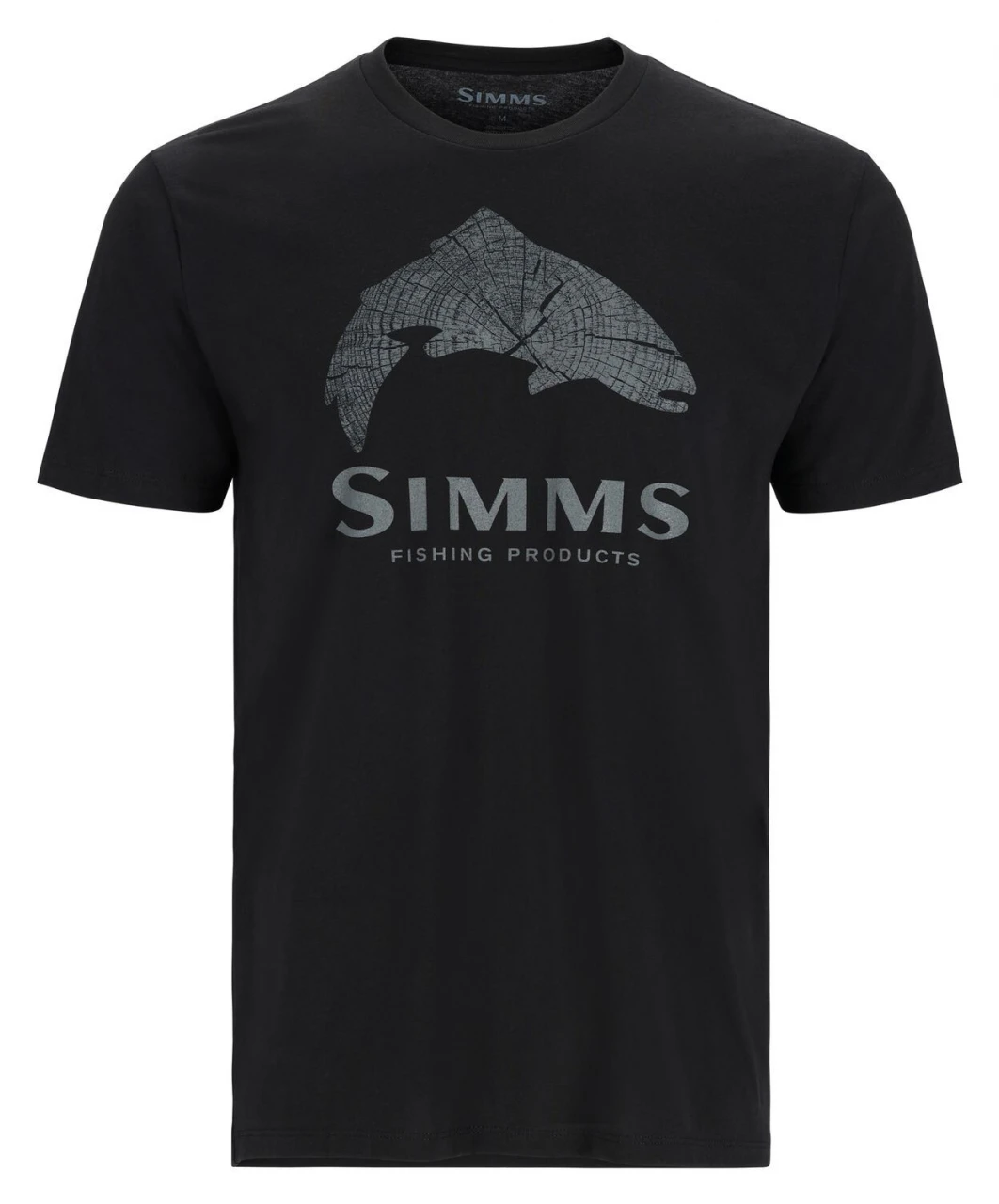 T-Shirt Simms Wood Trout Fill Black 3 T-Shirt Simms Wood Trout Fill Black