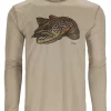 Tech Hoody Simms Artist Series Stone & Brown Trout 2 Tech Hoody Simms Artist Series Stone & Brown Trout -Shooting Sales Shop tech hoody simms artist series stone brown trout