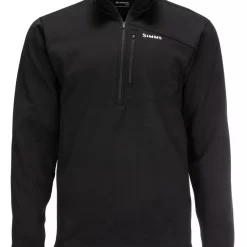 Thermal 1/4 Zip Top Simms Black