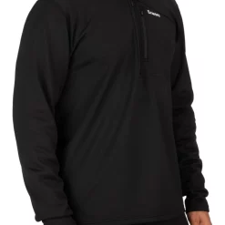 Thermal 1/4 Zip Top Simms Black -Shooting Sales Shop thermal 1 4 zip top simms black s.4