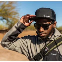 Trucker Cap Simms CX Flat Brim Black 7 Trucker Cap Simms CX Flat Brim Black -Shooting Sales Shop trucker cap simms cx flat brim black.2