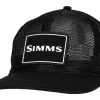 Trucker Cap Simms Mesh All-Over Black
