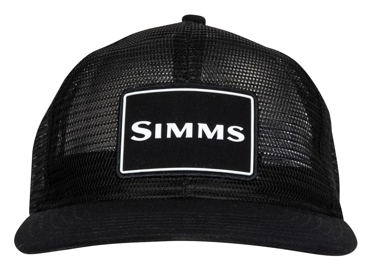 Trucker Cap Simms Mesh All-Over Black 4 Trucker Cap Simms Mesh All-Over Black - Image 2