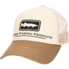 Trucker Cap Simms Musky Icon Tan -Shooting Sales Shop trucker cap simms musky icon tan
