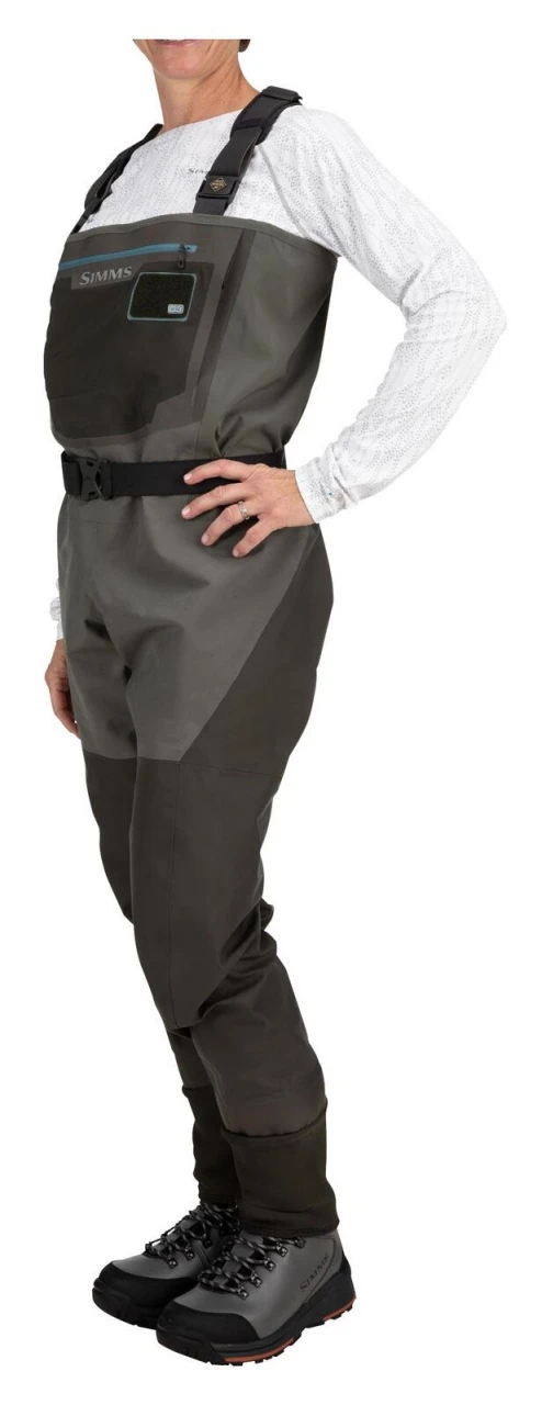 Women's Fishing Waders Simms G3 Stockingfoot Gunmetal 4 Women's Fishing Waders Simms G3 Stockingfoot Gunmetal - Image 2