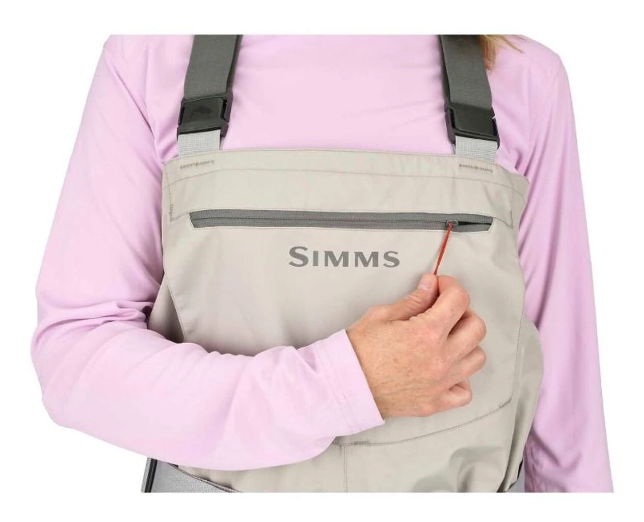 Women's Fishing Waders Simms Tributary Stockingfoot Platinum 7 Women's Fishing Waders Simms Tributary Stockingfoot Platinum - Image 5