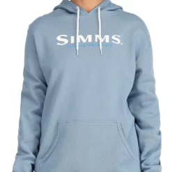 Women's Fishinhg Hoody Simms Logo Cornflower Heather -Shooting Sales Shop women s fishinhg hoody simms logo cornflower heather.2