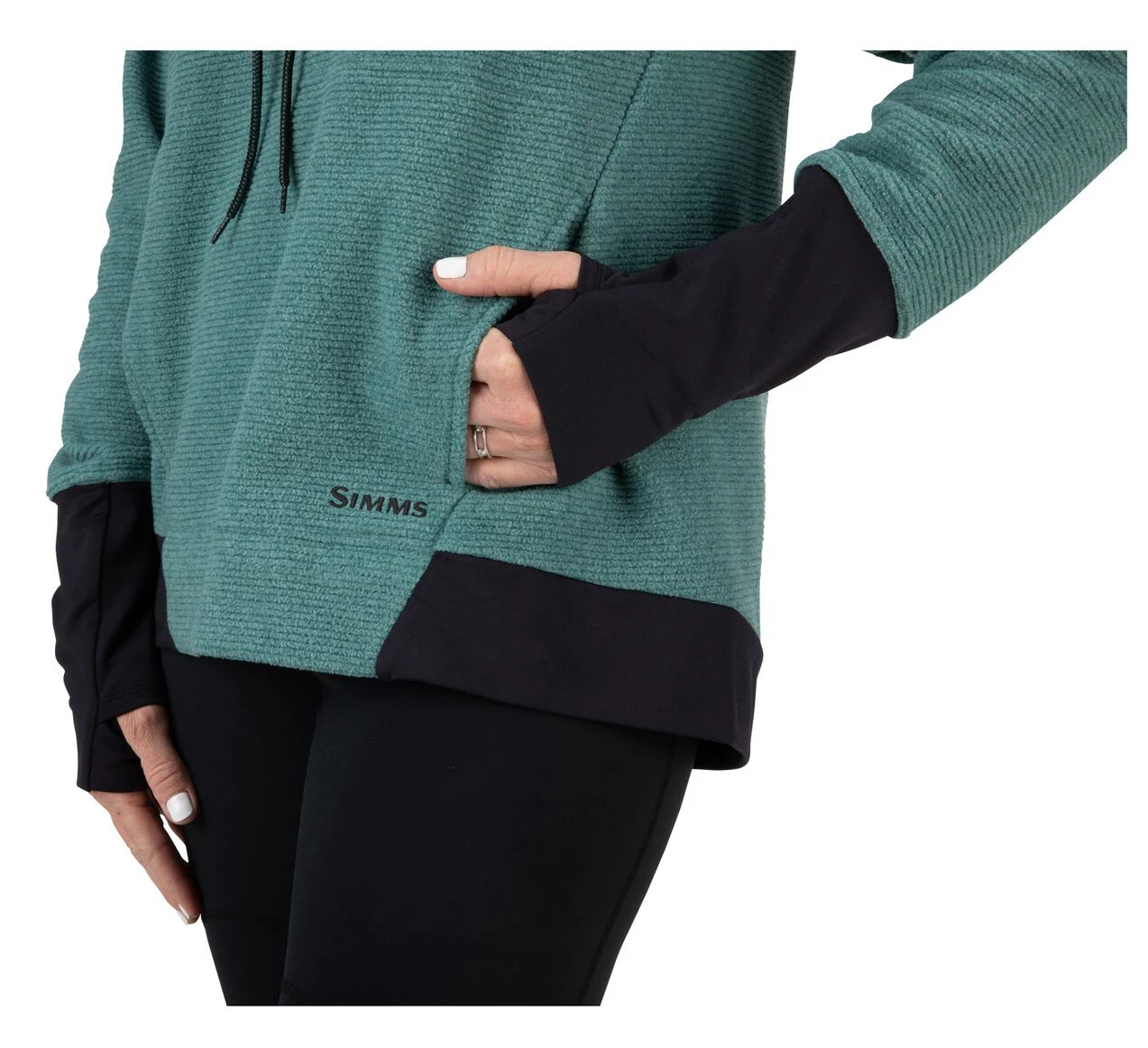 Women's Rivershed Sweater Simms Avalon Teal 4 Women's Rivershed Sweater Simms Avalon Teal - Image 2