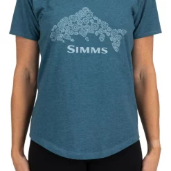 Women's T-Shirt Simms Floral Trout Steel Blue Heather 8 Women's T-Shirt Simms Floral Trout Steel Blue Heather -Shooting Sales Shop women s t shirt simms floral trout steel blue heather.2